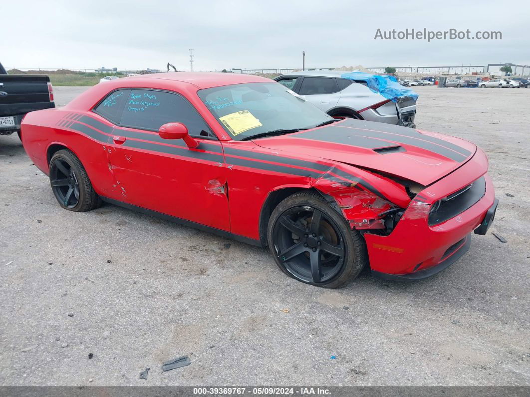 2016 Dodge Challenger Sxt Red vin: 2C3CDZAG3GH331117