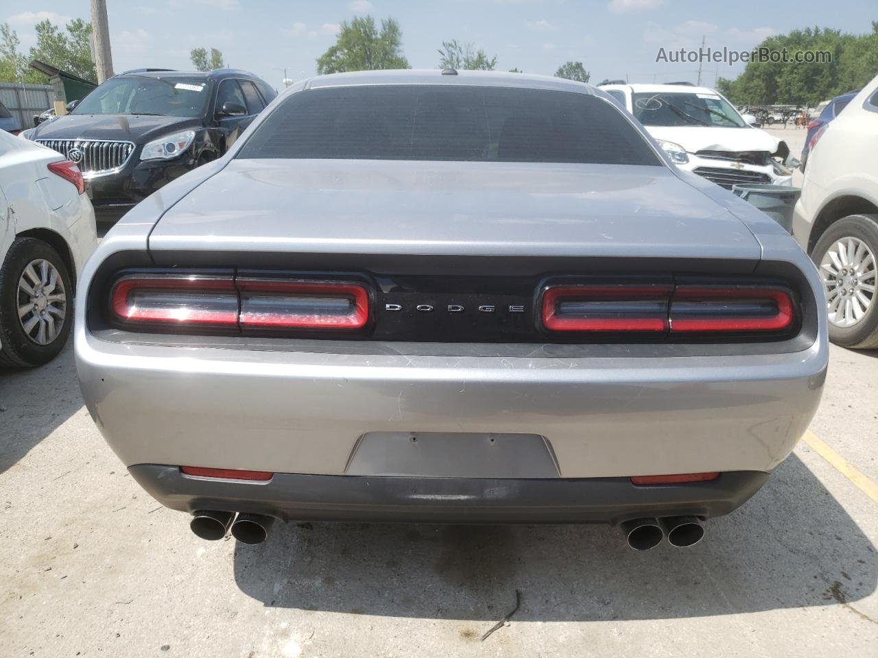 2016 Dodge Challenger Sxt Silver vin: 2C3CDZAG3GH336804