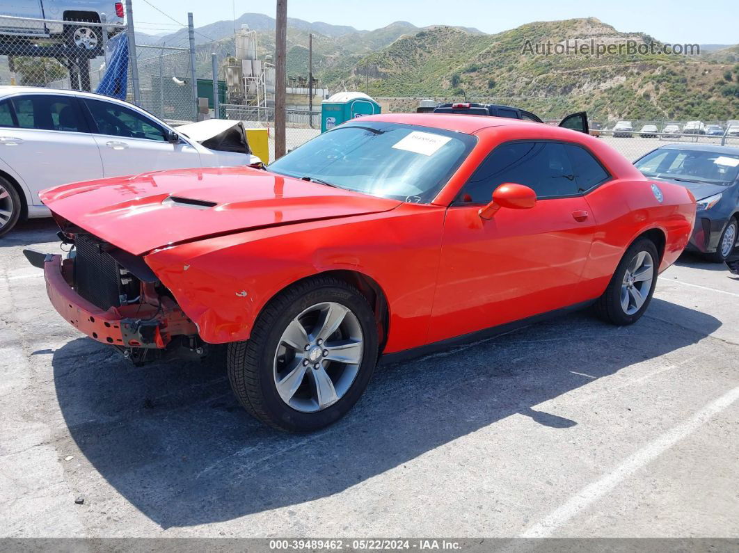 2016 Dodge Challenger Sxt Orange vin: 2C3CDZAG3GH338228