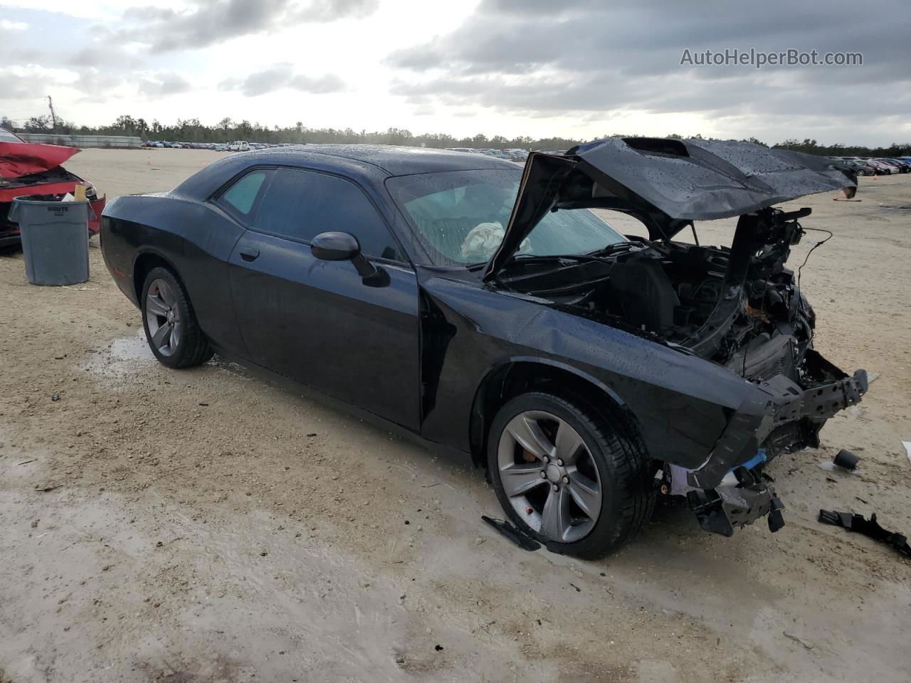 2016 Dodge Challenger Sxt Black vin: 2C3CDZAG3GH344627