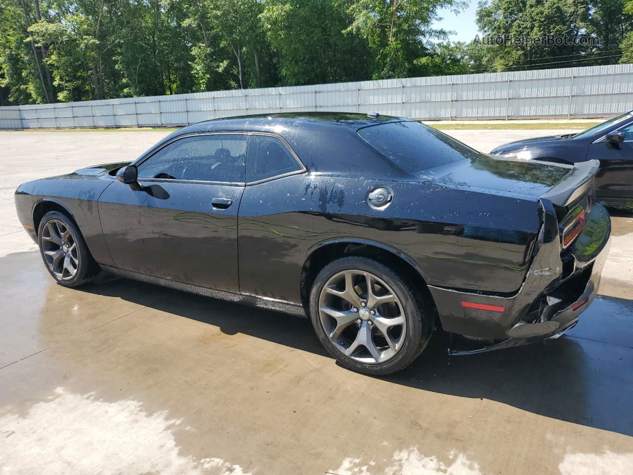 2016 Dodge Challenger Sxt Черный vin: 2C3CDZAG3GH351884