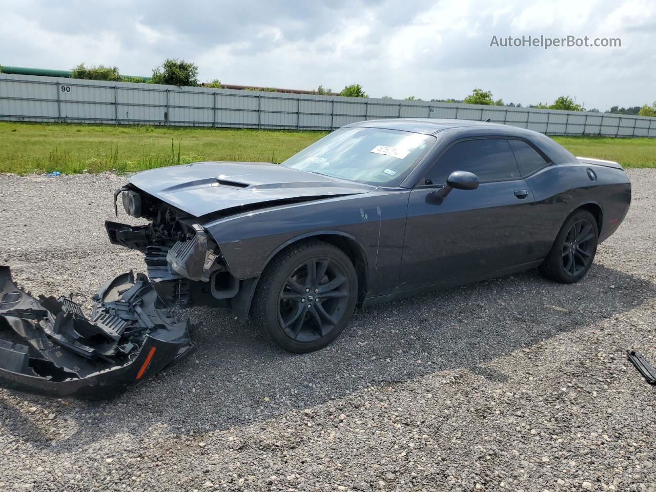 2018 Dodge Challenger Sxt Black vin: 2C3CDZAG3JH110804