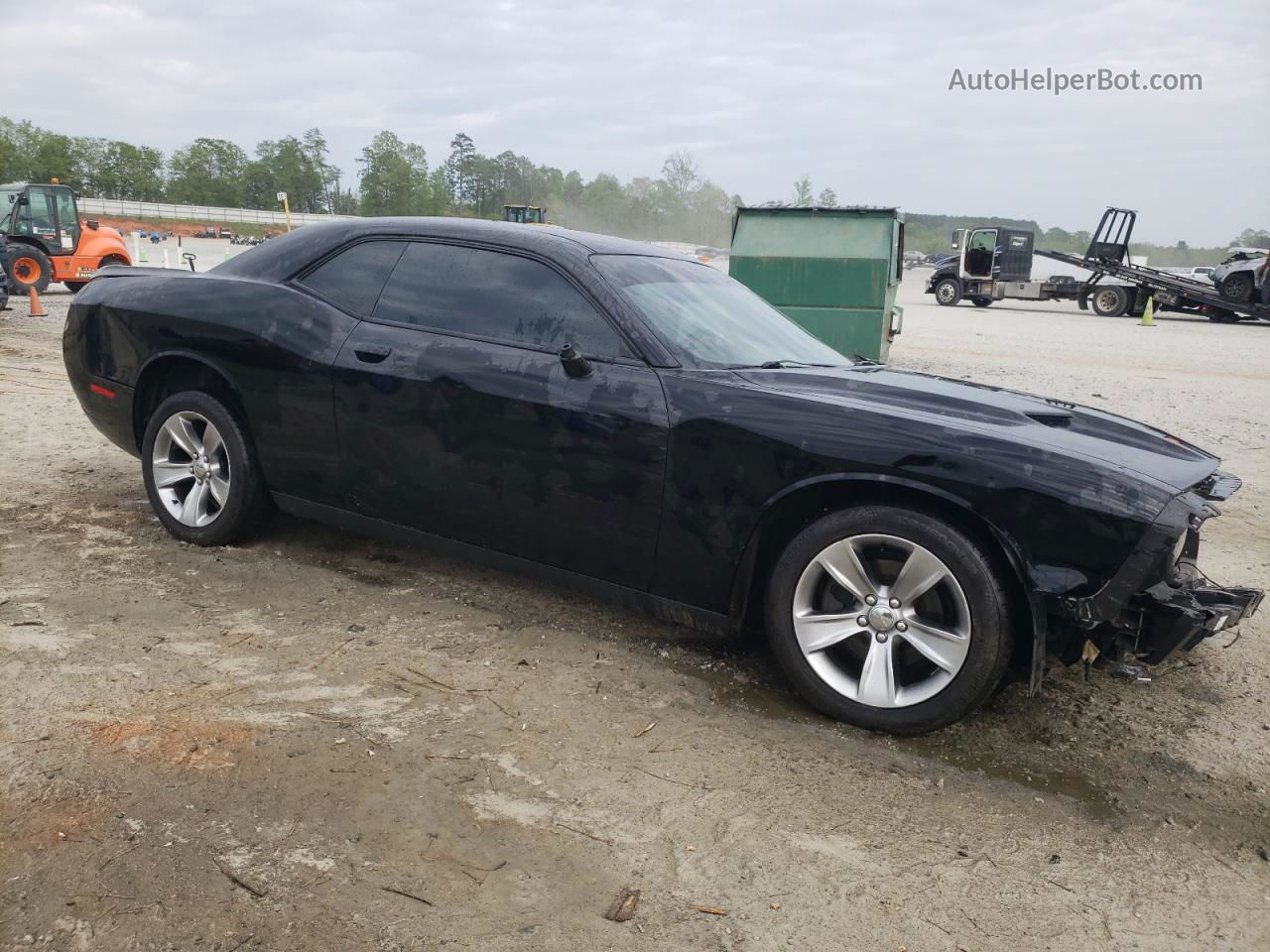 2018 Dodge Challenger Sxt Black vin: 2C3CDZAG3JH199628