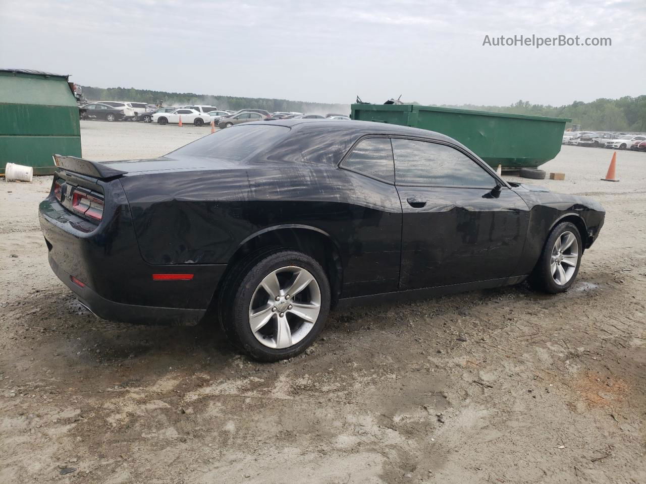 2018 Dodge Challenger Sxt Black vin: 2C3CDZAG3JH199628