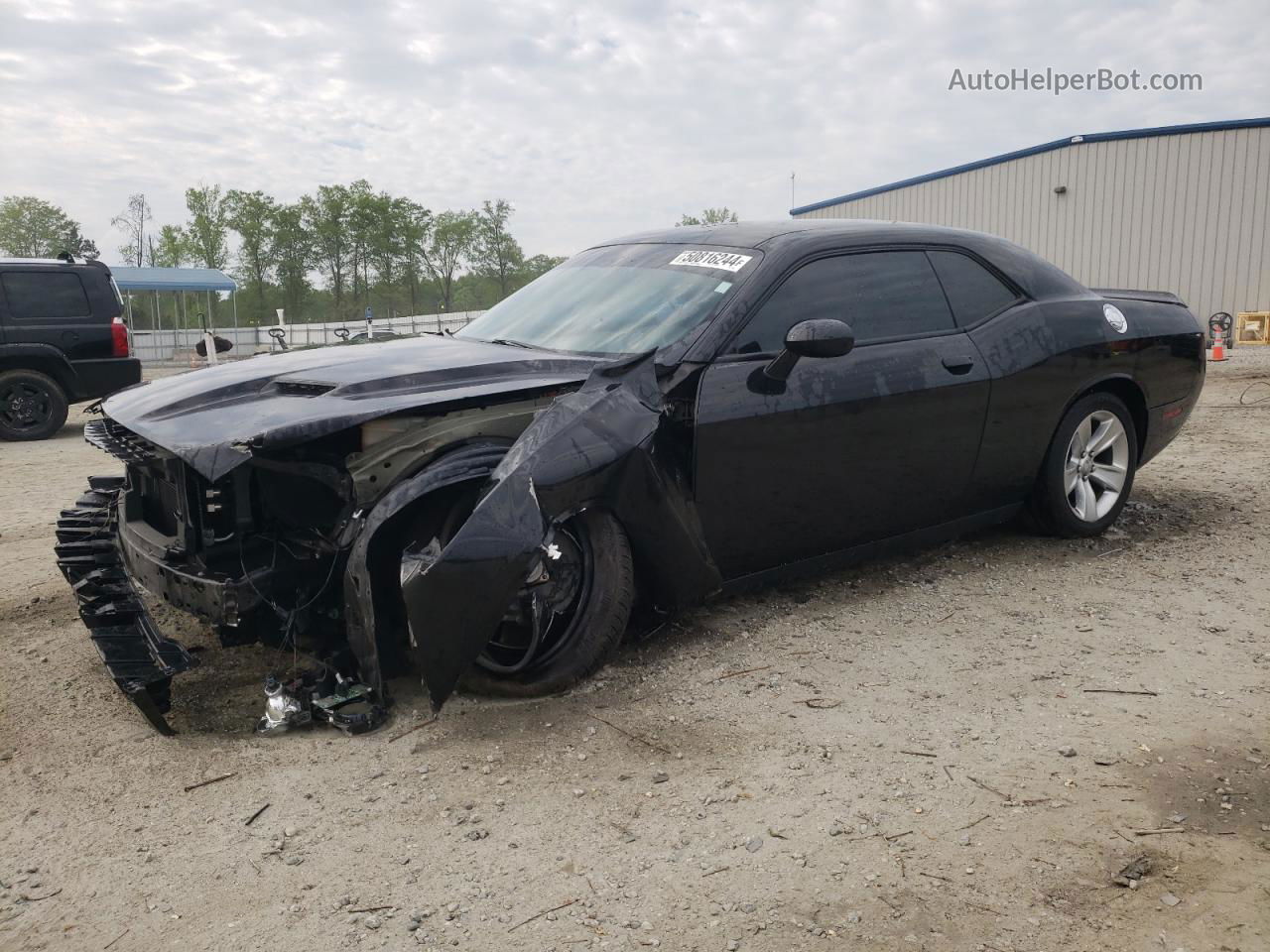 2018 Dodge Challenger Sxt Black vin: 2C3CDZAG3JH199628