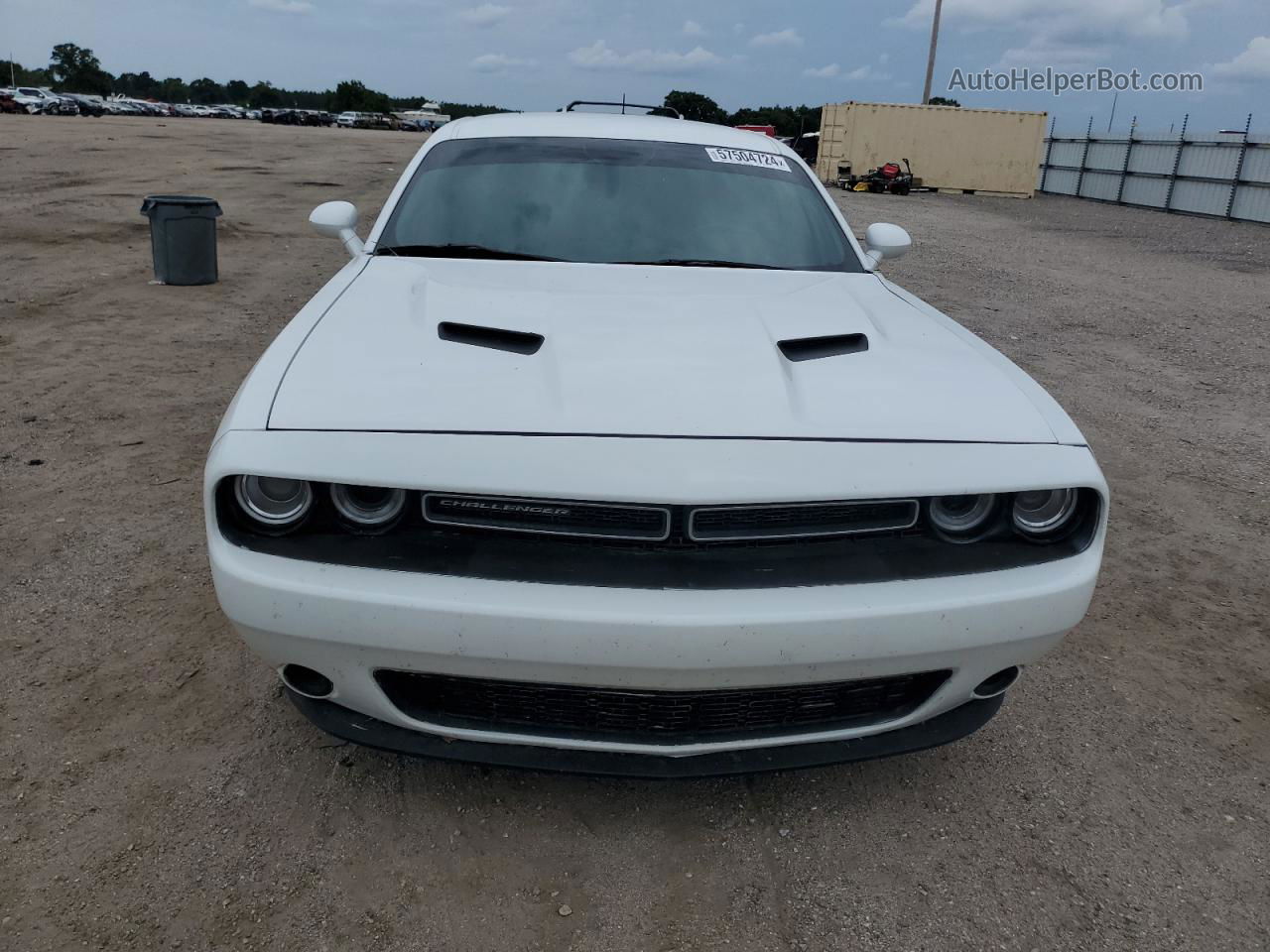 2018 Dodge Challenger Sxt White vin: 2C3CDZAG3JH294884