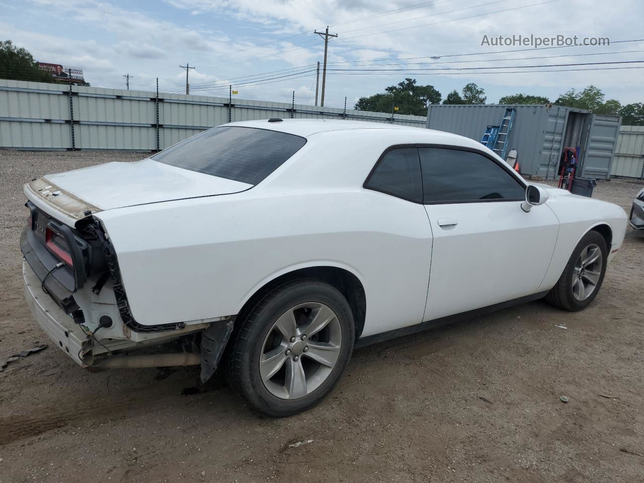 2018 Dodge Challenger Sxt White vin: 2C3CDZAG3JH294884