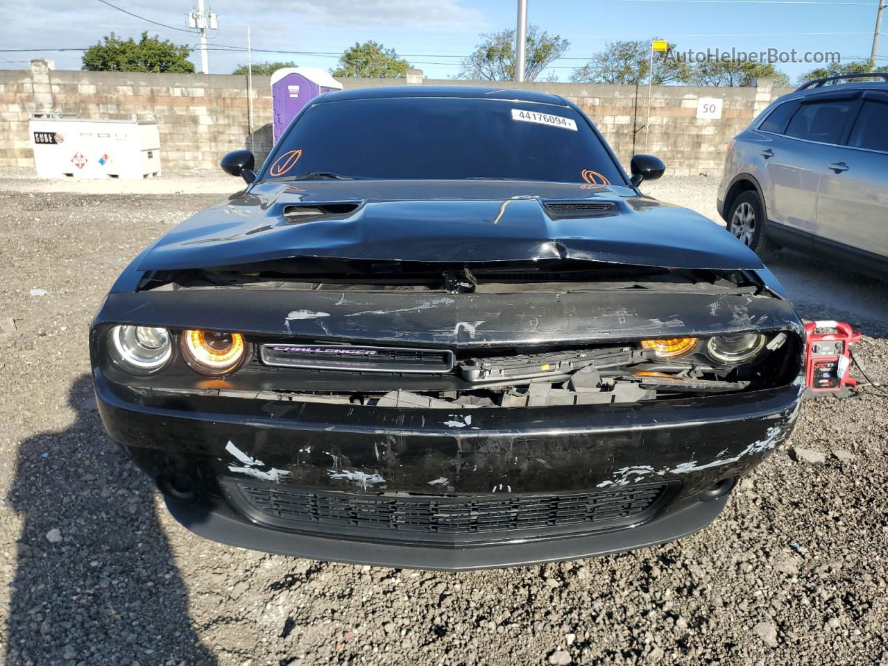 2018 Dodge Challenger Sxt Black vin: 2C3CDZAG3JH317693