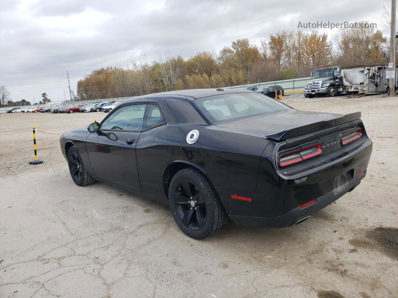 2018 Dodge Challenger Sxt Black vin: 2C3CDZAG3JH321999