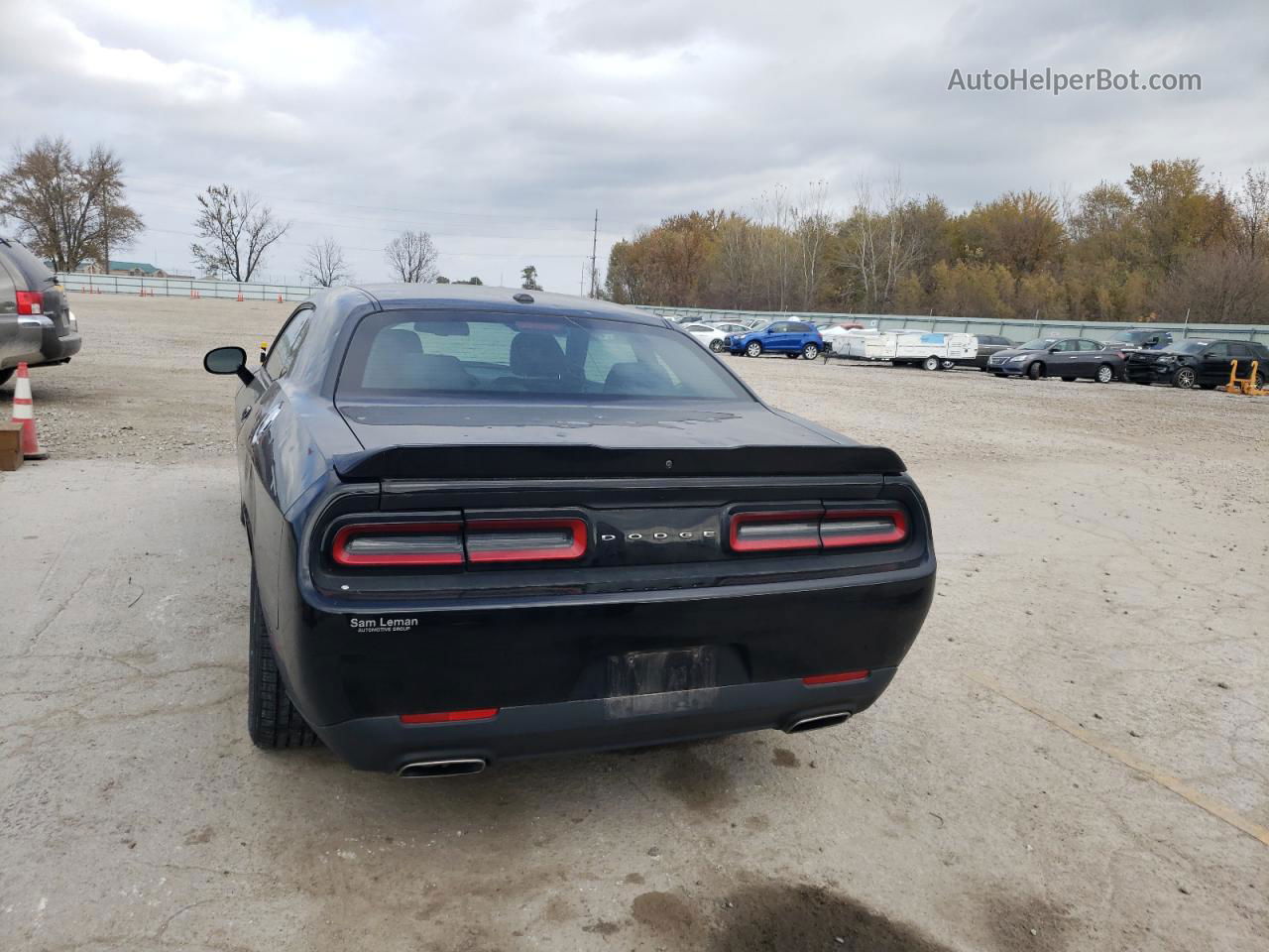 2018 Dodge Challenger Sxt Black vin: 2C3CDZAG3JH321999