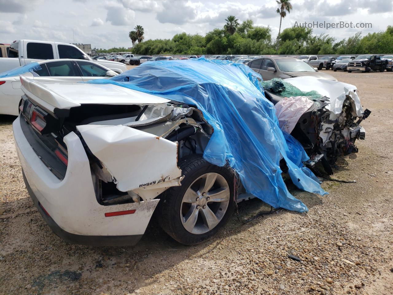 2018 Dodge Challenger Sxt White vin: 2C3CDZAG3JH331321