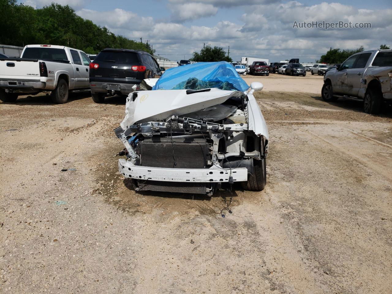 2018 Dodge Challenger Sxt Белый vin: 2C3CDZAG3JH331321