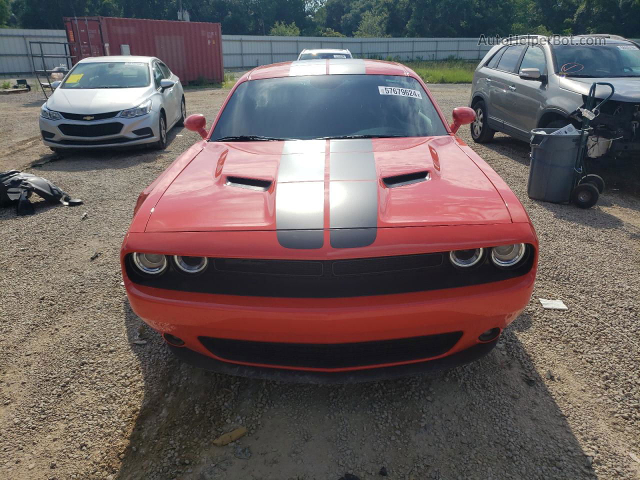 2022 Dodge Challenger Sxt Оранжевый vin: 2C3CDZAG3NH215171