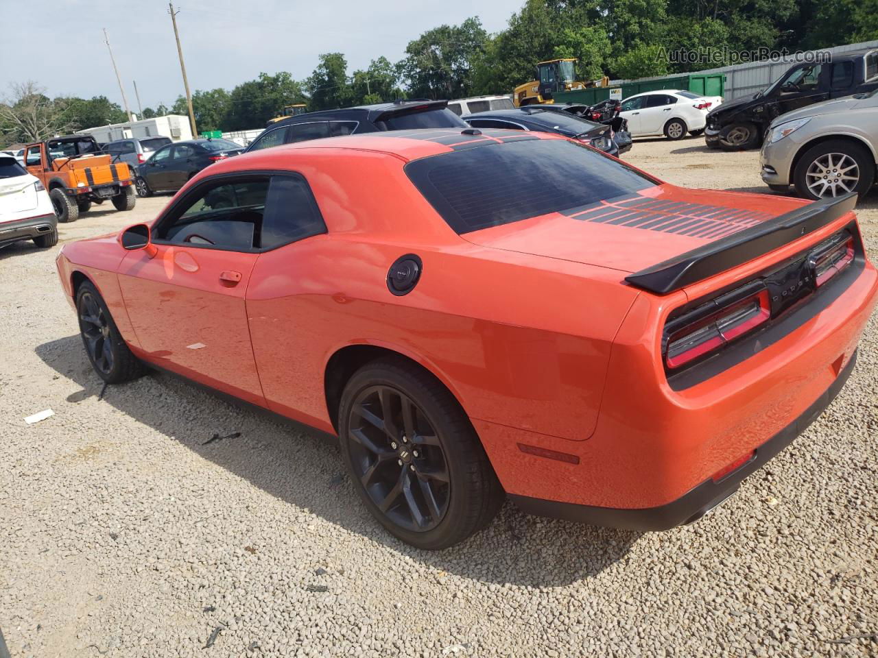 2022 Dodge Challenger Sxt Orange vin: 2C3CDZAG3NH215171