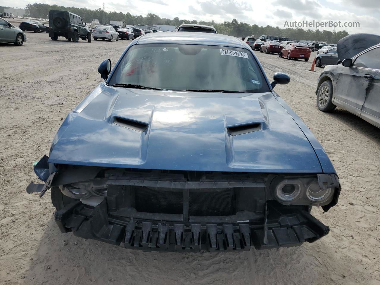 2022 Dodge Challenger Sxt Blue vin: 2C3CDZAG3NH233542