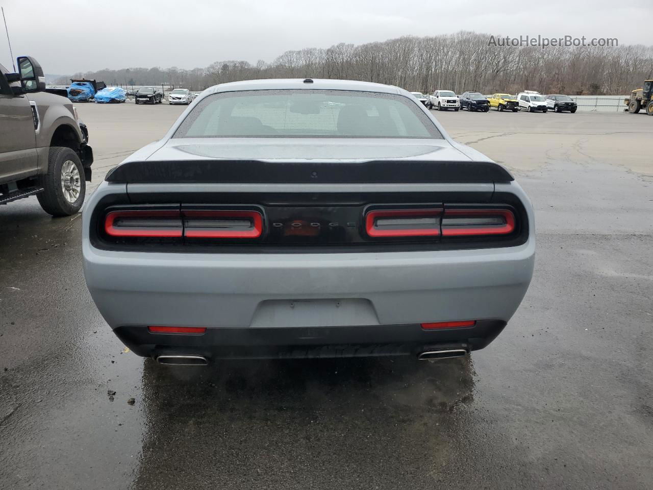 2022 Dodge Challenger Sxt Gray vin: 2C3CDZAG3NH237896