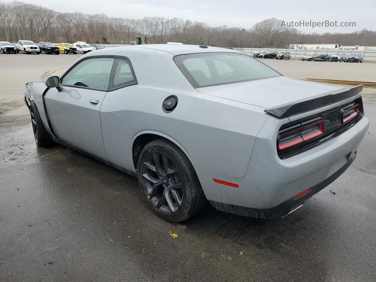 2022 Dodge Challenger Sxt Gray vin: 2C3CDZAG3NH237896