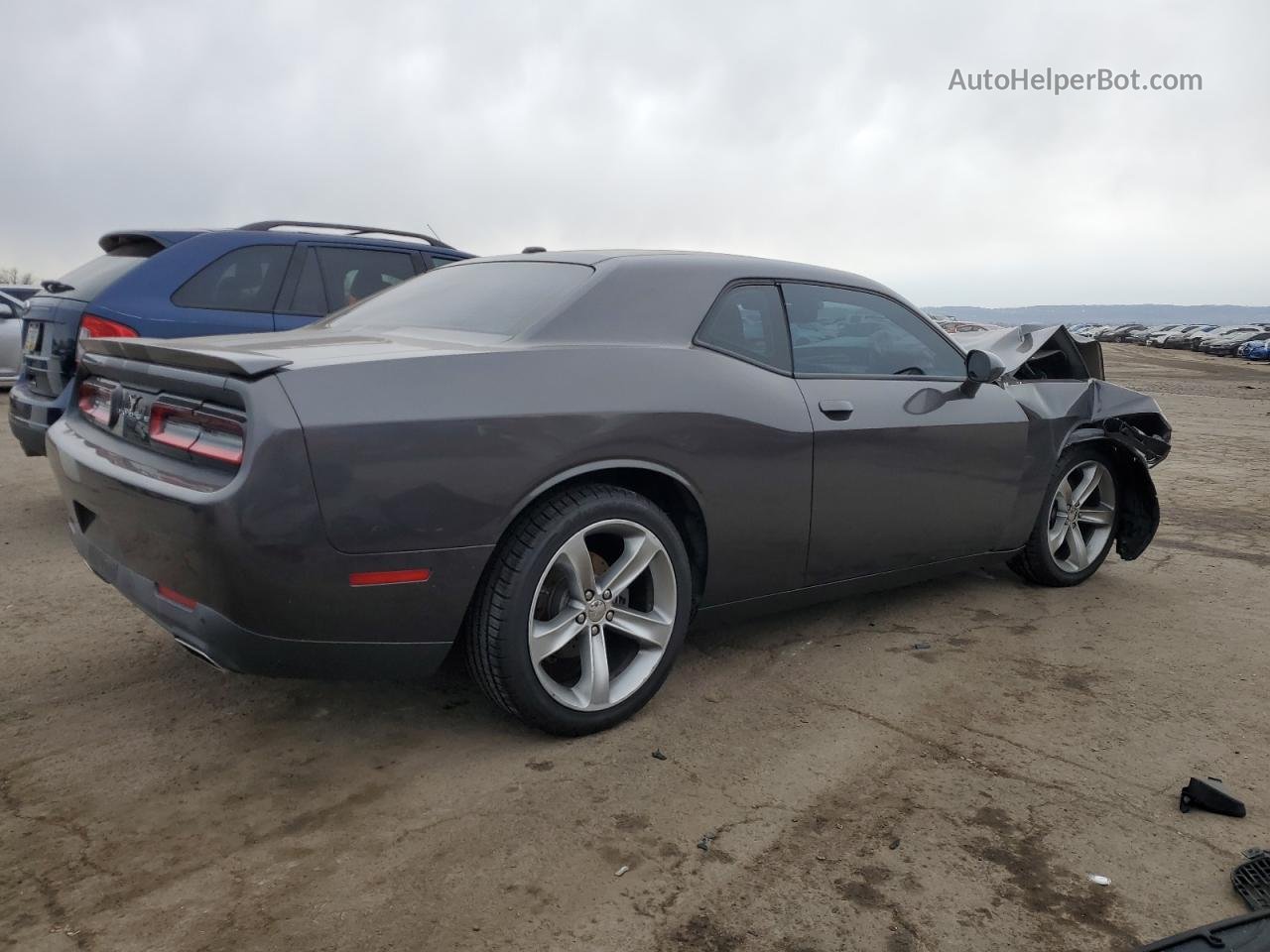 2015 Dodge Challenger Sxt Gray vin: 2C3CDZAG4FH775590