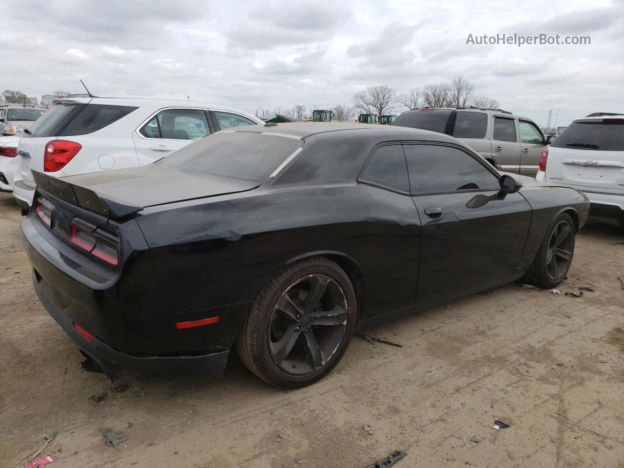 2015 Dodge Challenger Sxt Черный vin: 2C3CDZAG4FH805154