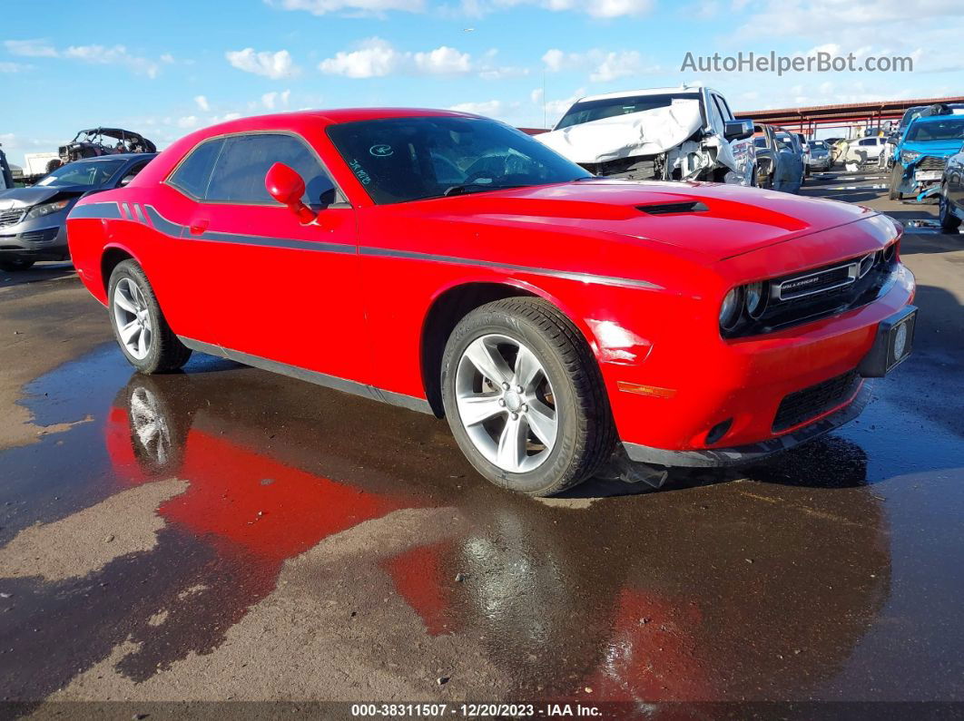 2015 Dodge Challenger Sxt Or R/t Red vin: 2C3CDZAG4FH860980