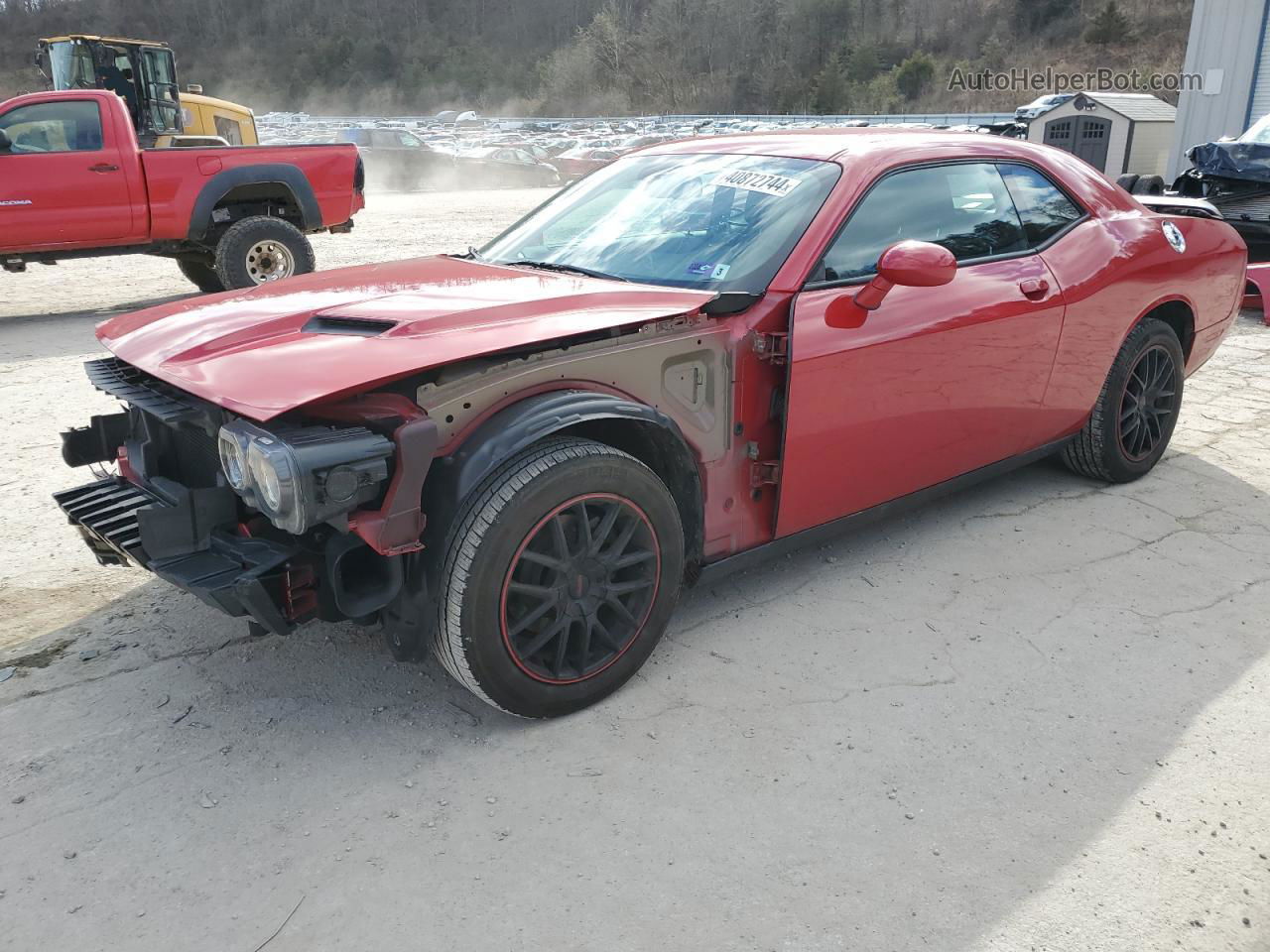 2016 Dodge Challenger Sxt Red vin: 2C3CDZAG4GH125272