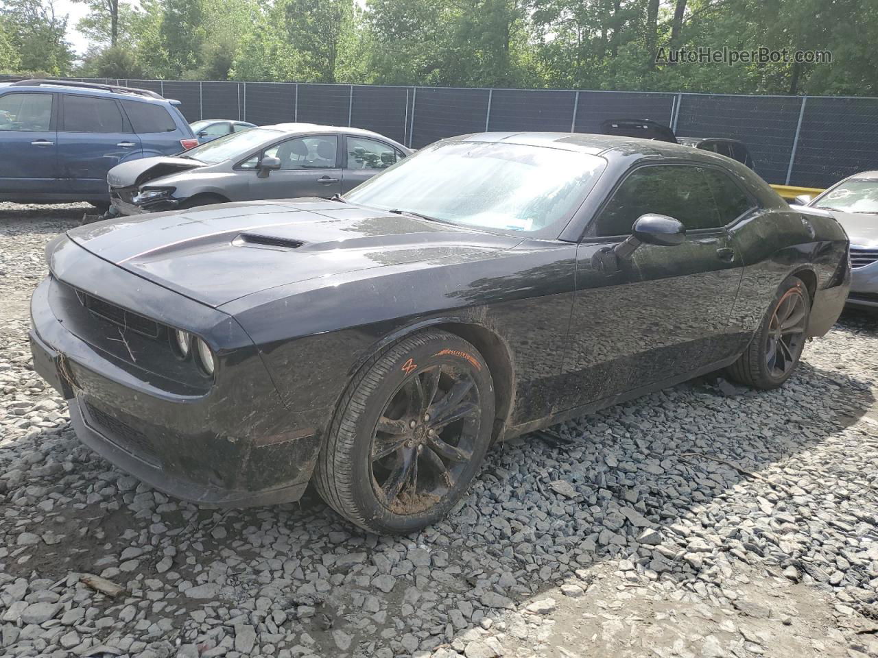 2016 Dodge Challenger Sxt Black vin: 2C3CDZAG4GH142850