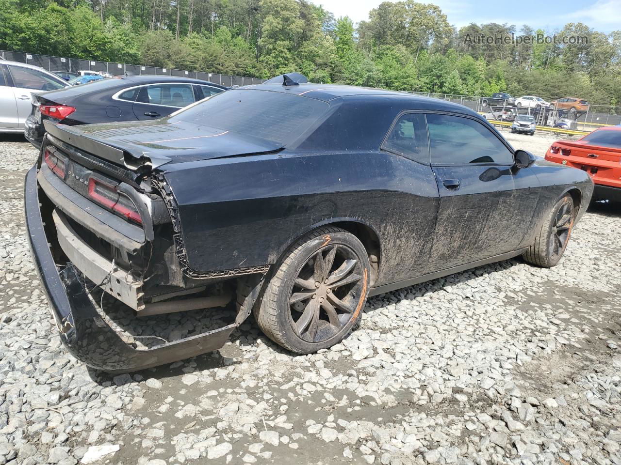 2016 Dodge Challenger Sxt Black vin: 2C3CDZAG4GH142850