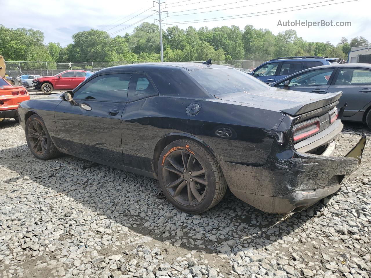 2016 Dodge Challenger Sxt Black vin: 2C3CDZAG4GH142850