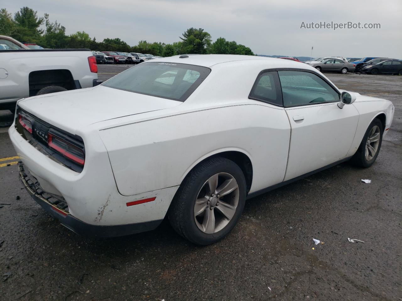 2016 Dodge Challenger Sxt White vin: 2C3CDZAG4GH171622