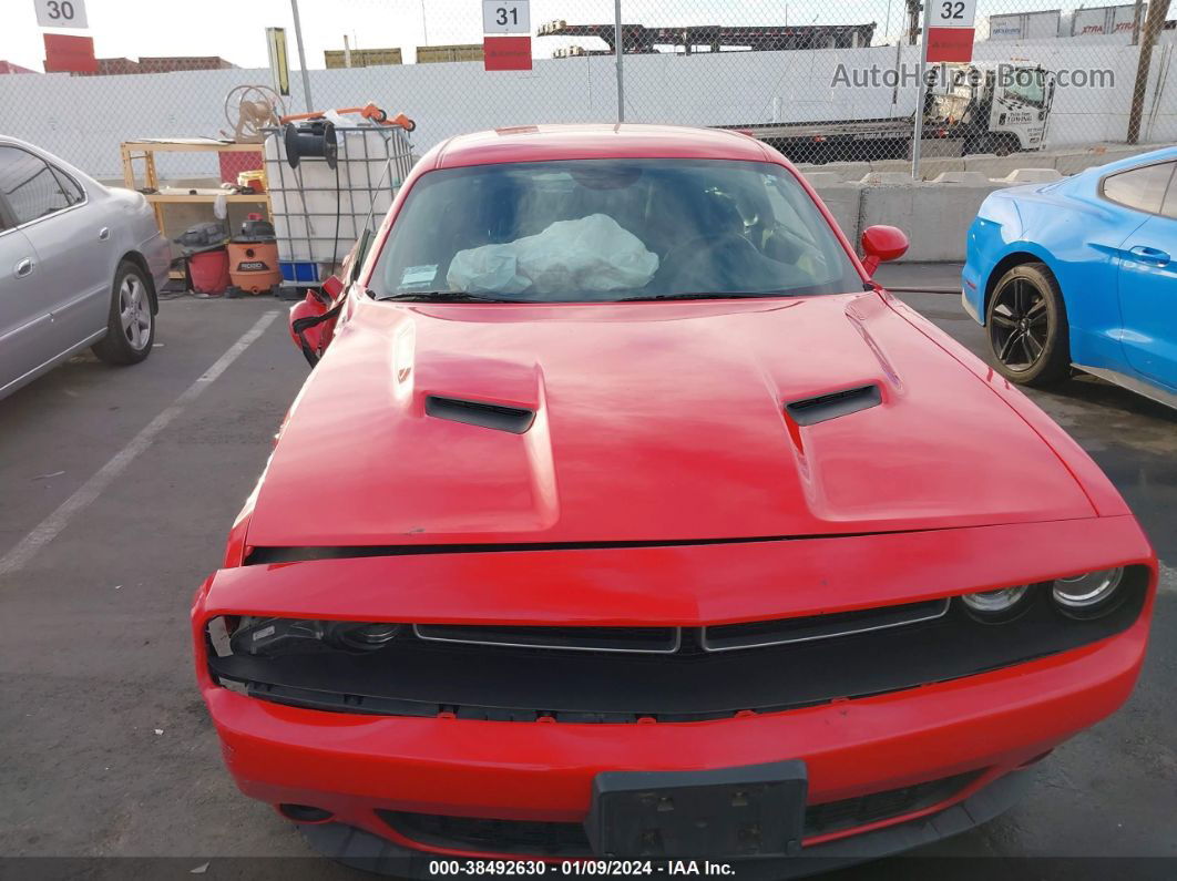 2016 Dodge Challenger Sxt Red vin: 2C3CDZAG4GH177081