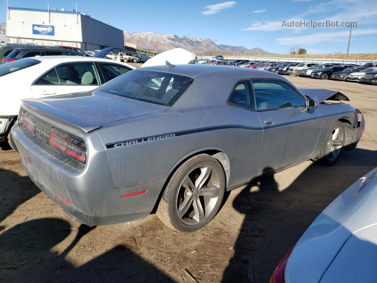 2016 Dodge Challenger Sxt Silver vin: 2C3CDZAG4GH185391