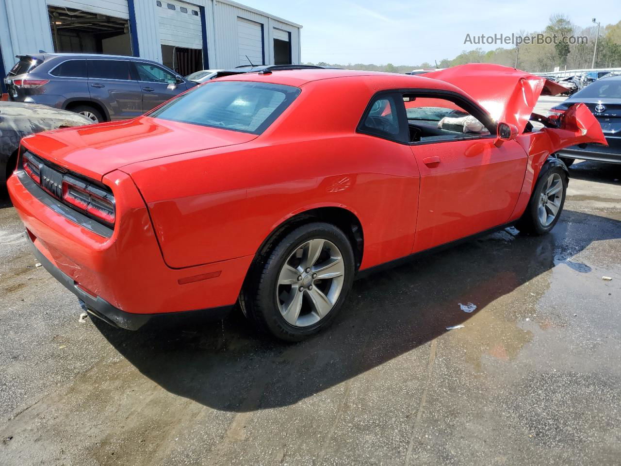 2016 Dodge Challenger Sxt Red vin: 2C3CDZAG4GH201010