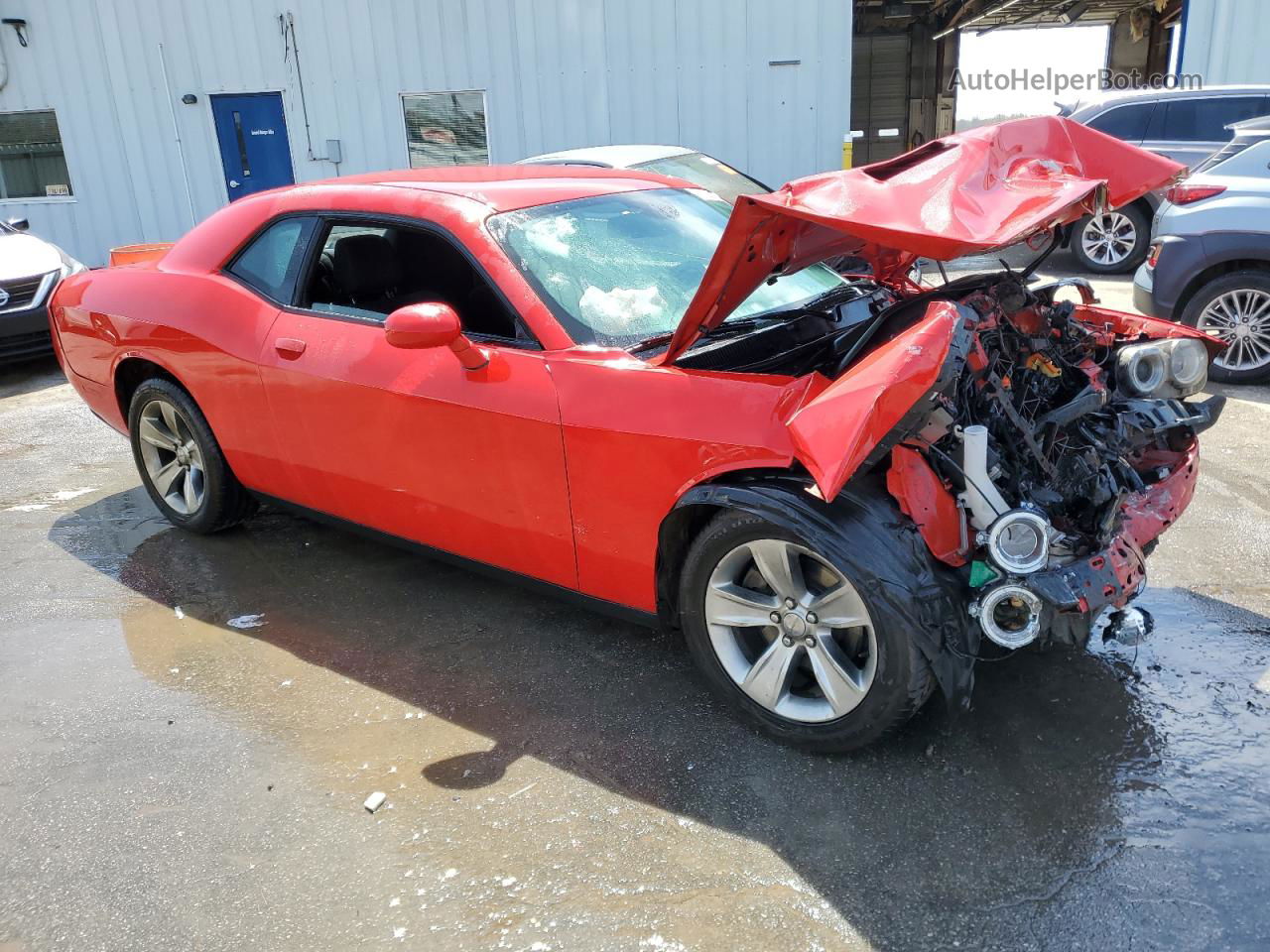 2016 Dodge Challenger Sxt Red vin: 2C3CDZAG4GH201010