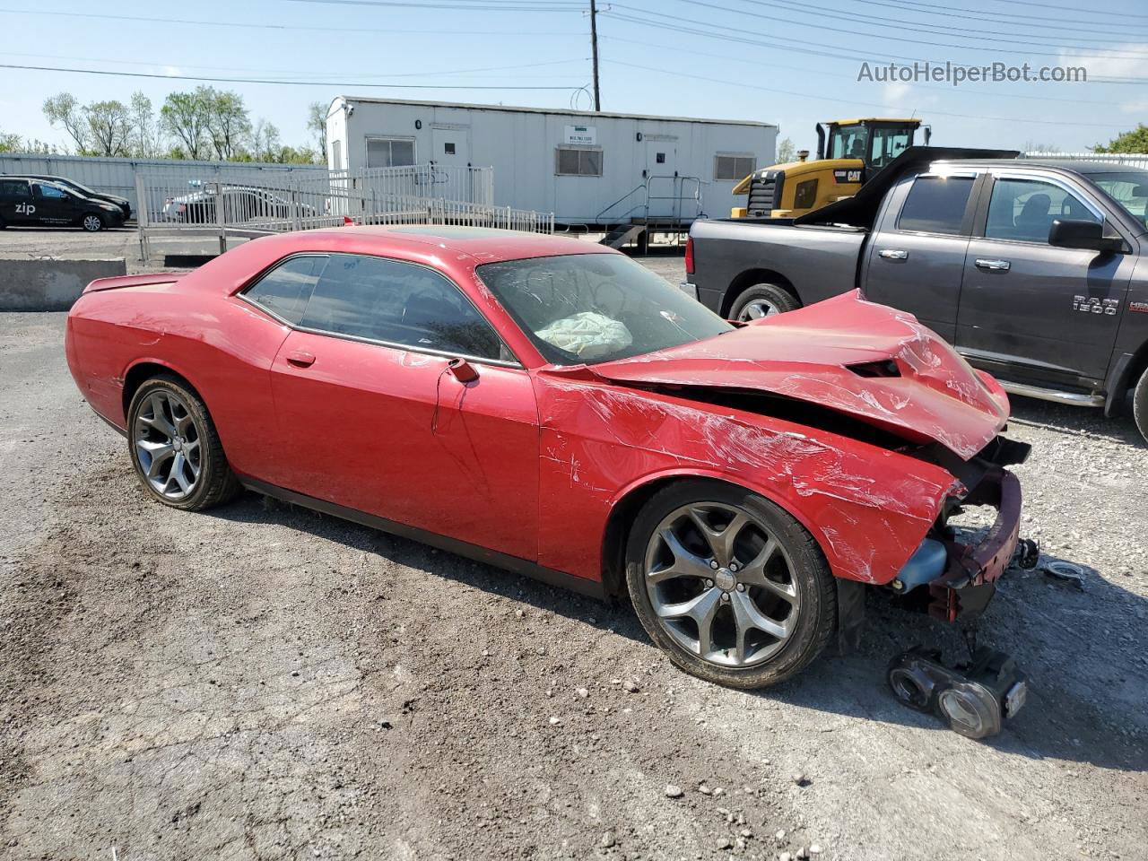 2016 Dodge Challenger Sxt Red vin: 2C3CDZAG4GH225372