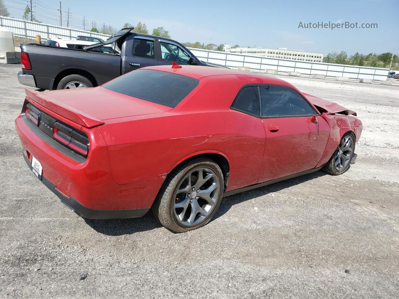 2016 Dodge Challenger Sxt Red vin: 2C3CDZAG4GH225372