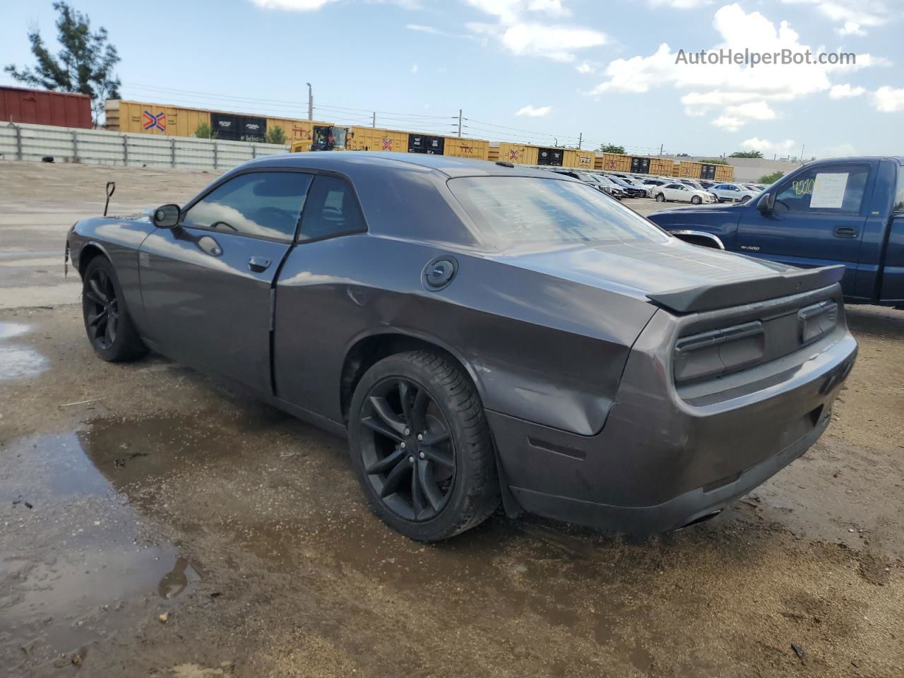 2016 Dodge Challenger Sxt Gray vin: 2C3CDZAG4GH256427