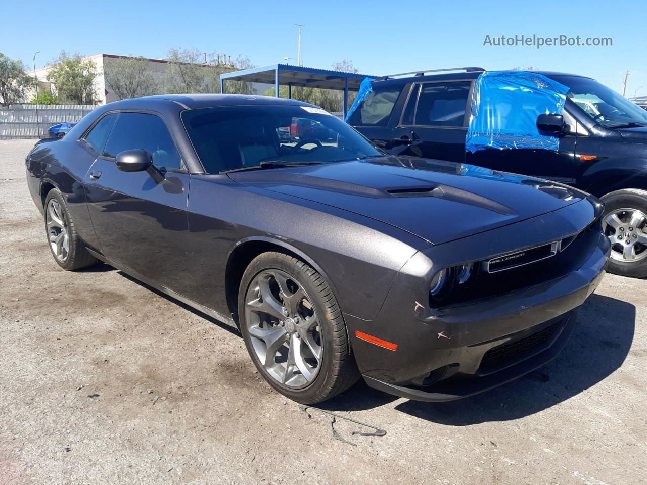 2016 Dodge Challenger Sxt Gray vin: 2C3CDZAG4GH264270