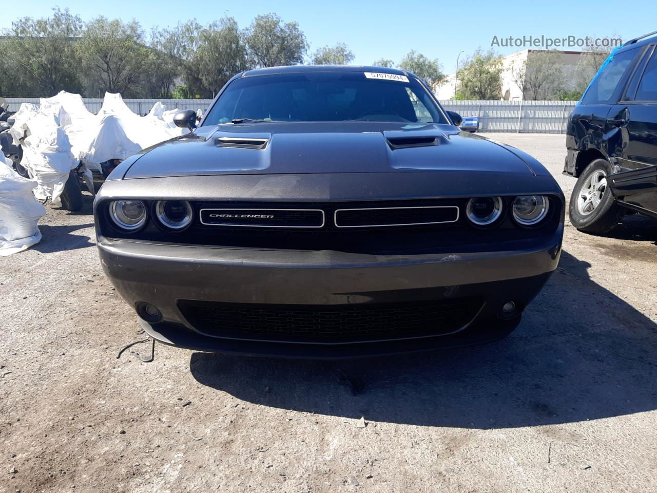 2016 Dodge Challenger Sxt Gray vin: 2C3CDZAG4GH264270