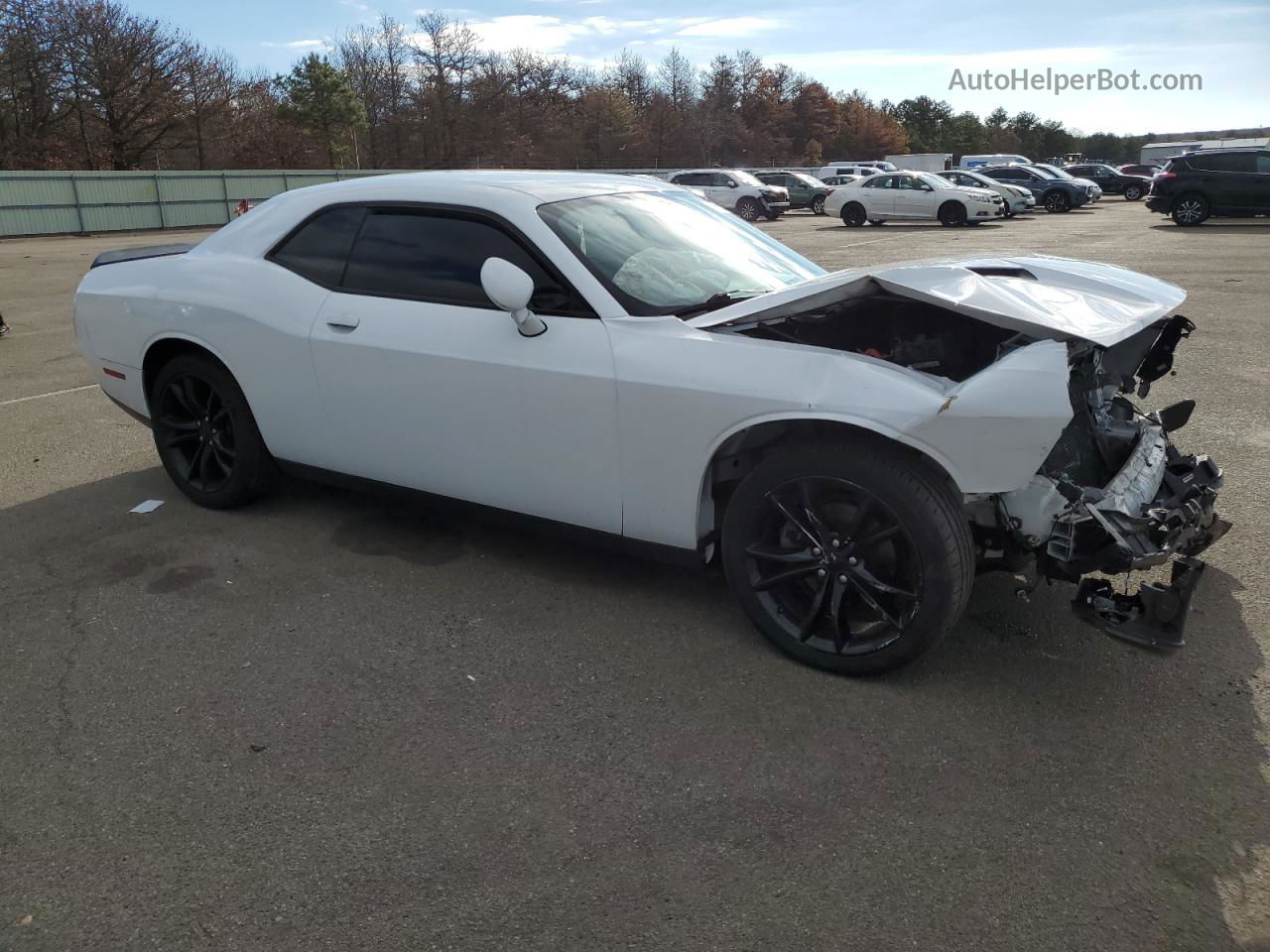 2016 Dodge Challenger Sxt White vin: 2C3CDZAG4GH289489