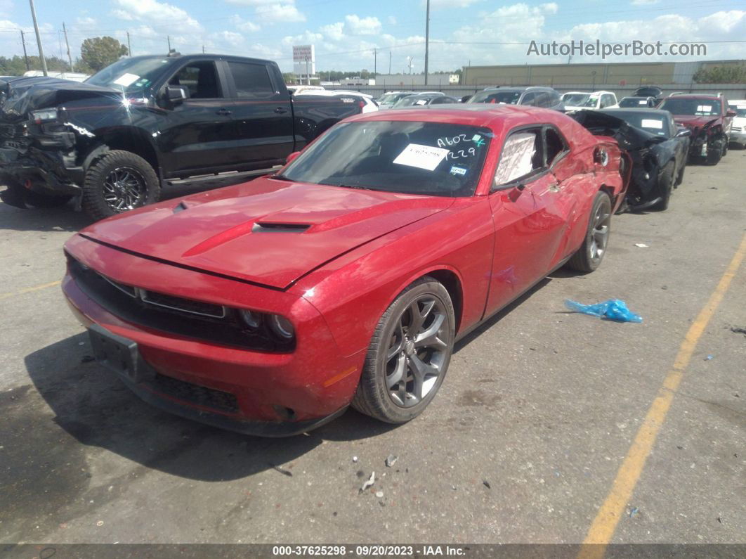 2016 Dodge Challenger Sxt Plus Red vin: 2C3CDZAG4GH300779