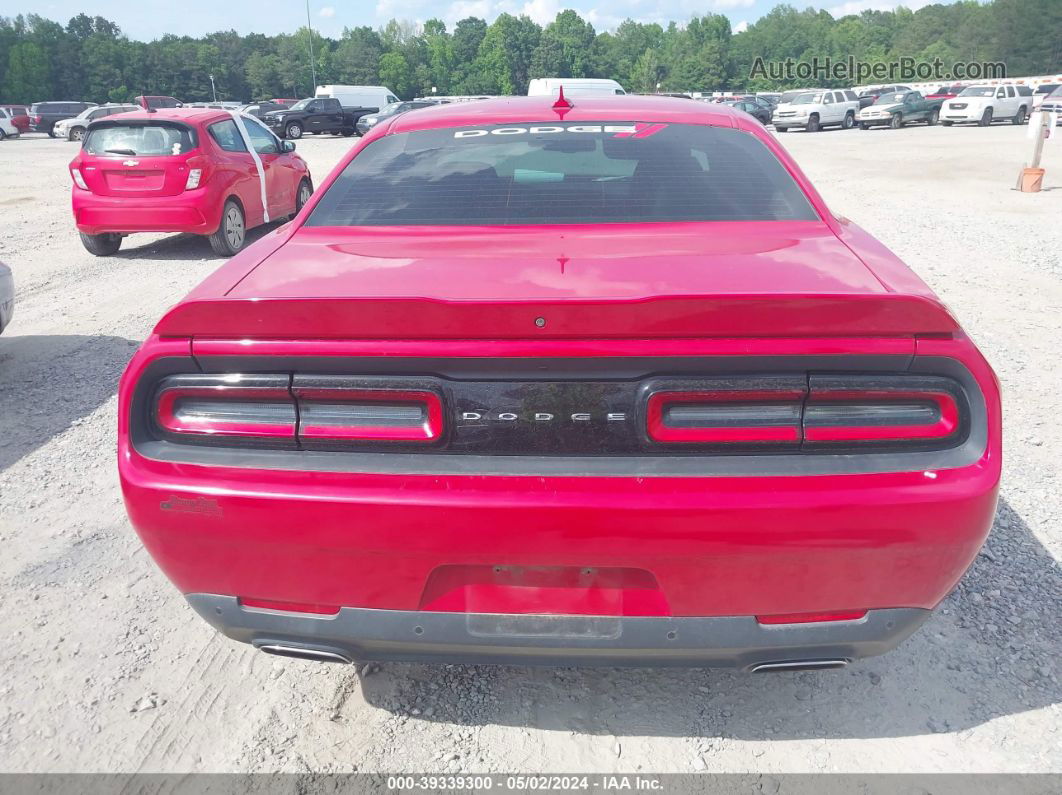 2017 Dodge Challenger Sxt Plus Red vin: 2C3CDZAG4HH554901