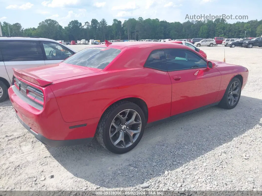 2017 Dodge Challenger Sxt Plus Red vin: 2C3CDZAG4HH554901