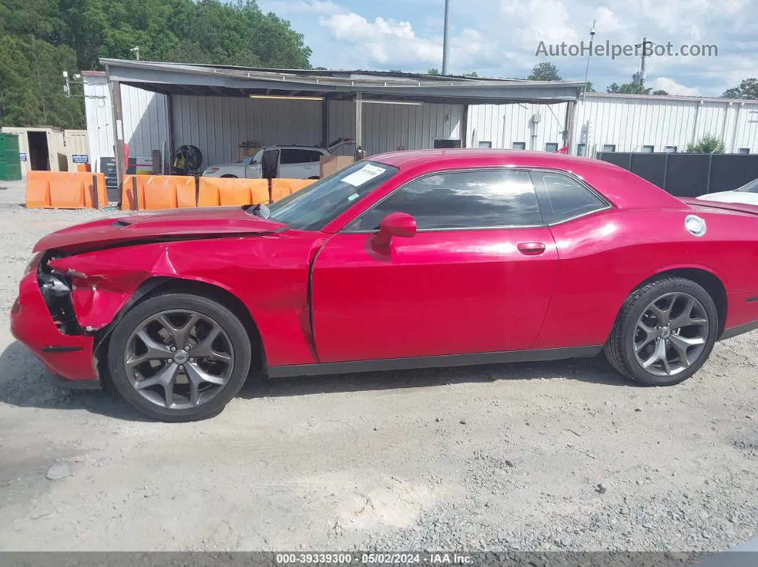 2017 Dodge Challenger Sxt Plus Red vin: 2C3CDZAG4HH554901