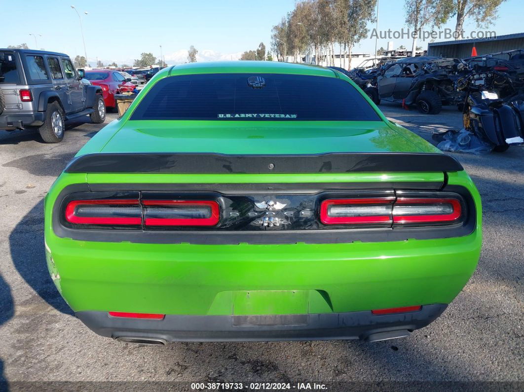 2017 Dodge Challenger Sxt Green vin: 2C3CDZAG4HH574081