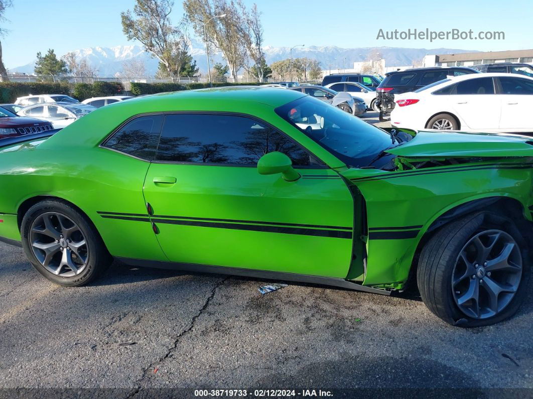 2017 Dodge Challenger Sxt Green vin: 2C3CDZAG4HH574081