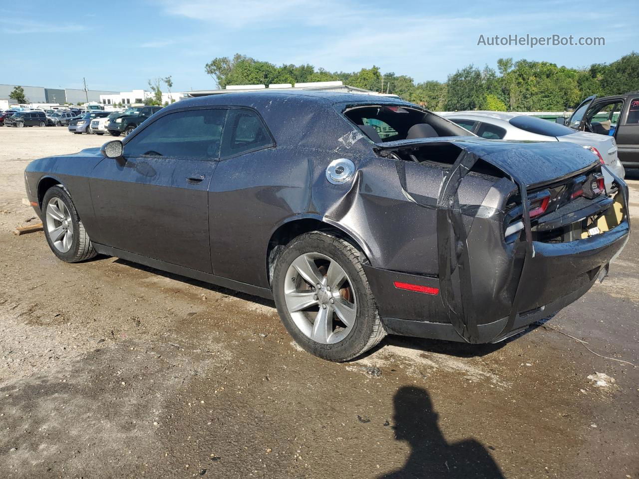 2017 Dodge Challenger Sxt Gray vin: 2C3CDZAG4HH626177