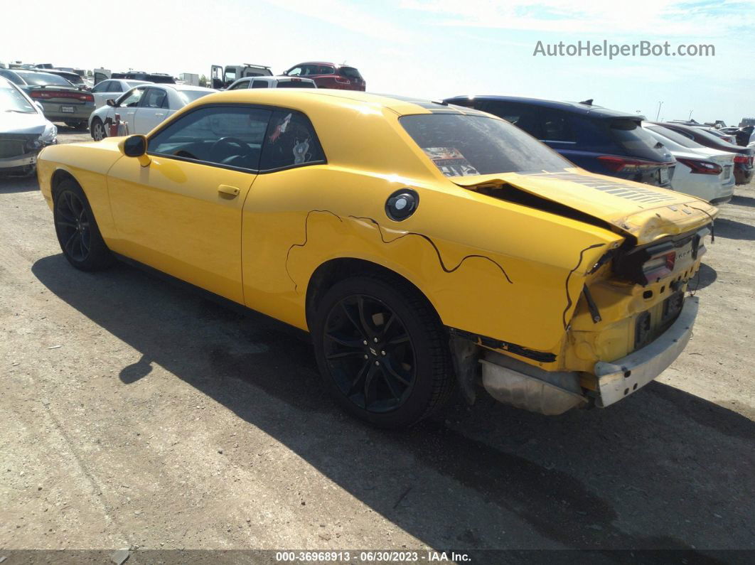 2017 Dodge Challenger Sxt Yellow vin: 2C3CDZAG4HH665741