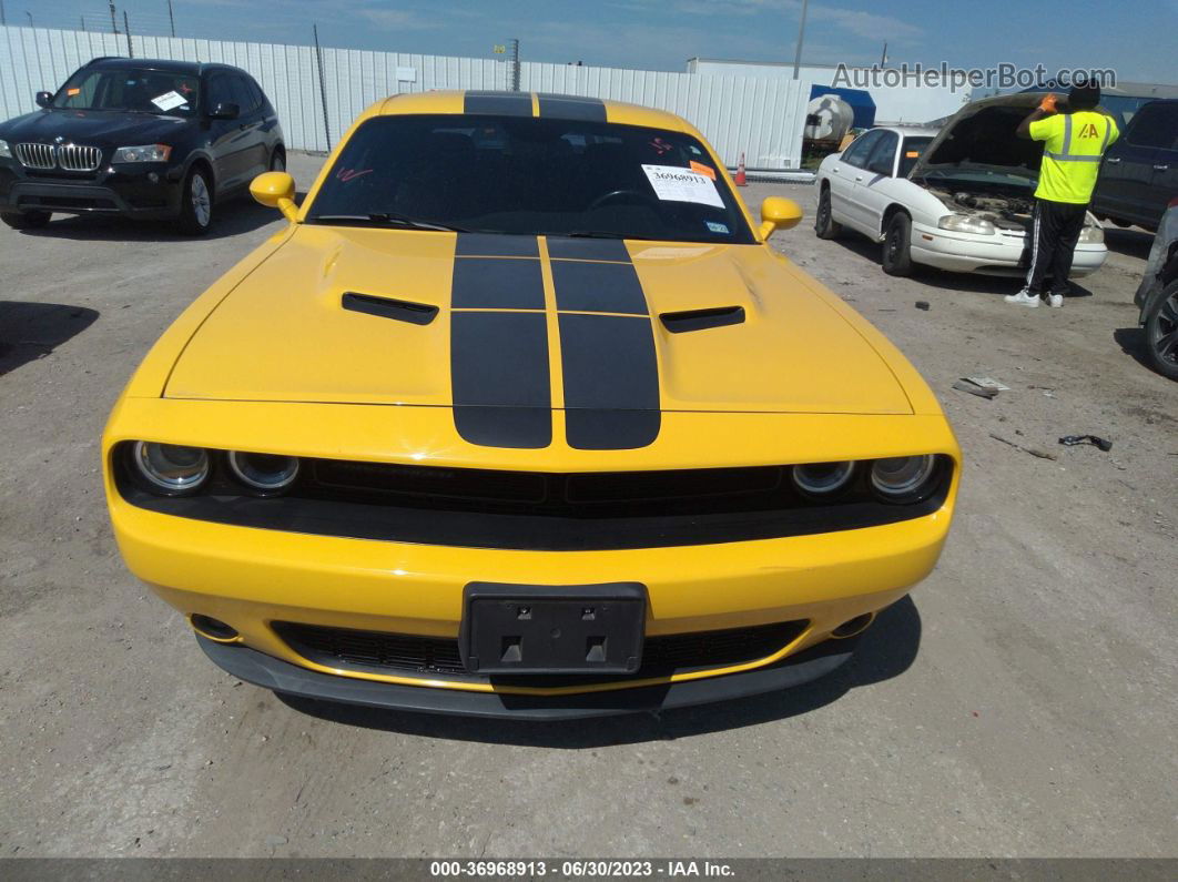 2017 Dodge Challenger Sxt Yellow vin: 2C3CDZAG4HH665741