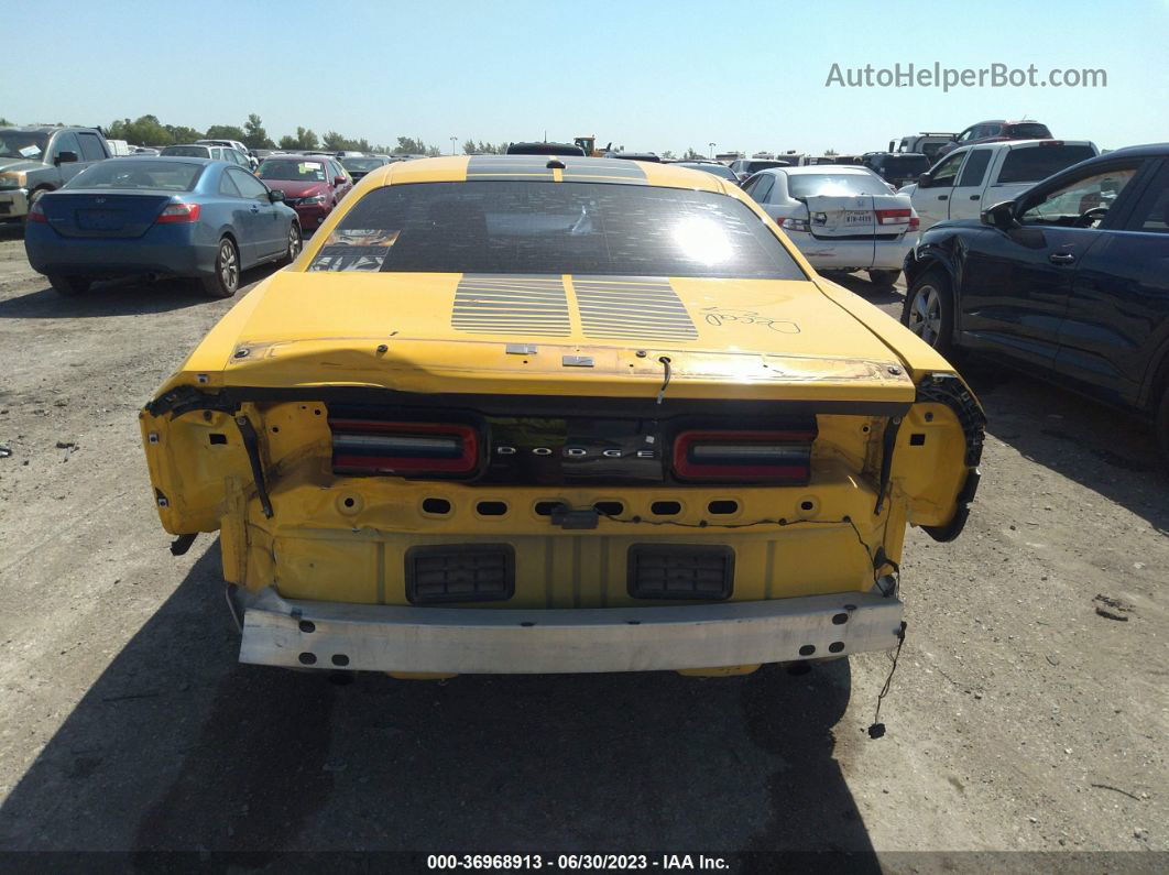 2017 Dodge Challenger Sxt Yellow vin: 2C3CDZAG4HH665741