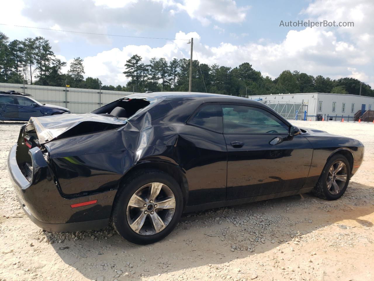 2018 Dodge Challenger Sxt Black vin: 2C3CDZAG4JH130981